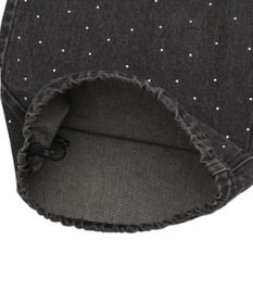 WEGO 【ユニセックス着用ITEM】スーパーバギーラインストーンデニムパンツ