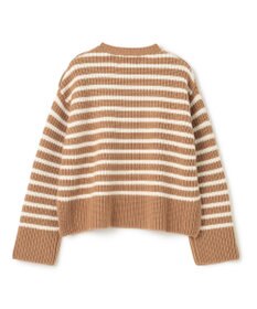 BEIGE， PONT NEUF/ ボーダーニットトップス