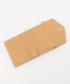 UNBILLION ペルケ perche トリミング配色外ガマ二つ折り財布