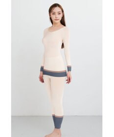 WACOAL あったかインナー よく伸びる生地 袖丈調節可能(7分袖~9分袖) 保温性(身生地) 9分袖 長袖 【360°ラクストレッチ】 レディース CLD371 /ワコール