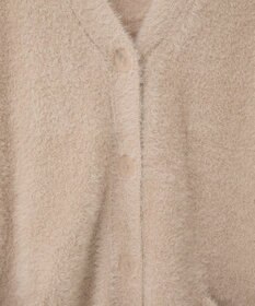 earth music&ecology ラメミニシャギーＶネックカーディガン