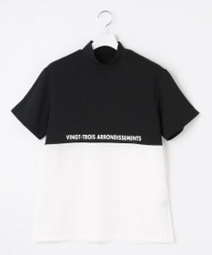 23区GOLF 【MEN】カラーブロック ドライタッチモックネックシャツ