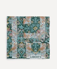 LIBERTY. ストロベリー シーフ ストライプ シルクポケットチーフ