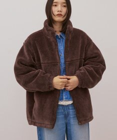 AMERICAN HOLIC スタンドカラーミニファーブルゾン