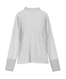 Green Parks AnriettMusee ラメ切替スリーブリブシアーニット