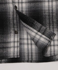 WEGO 【2025年秋冬新作/ユニセックス着用ITEM/SMLサイズ展開】ヘビーネルチェックシャツ（LS）