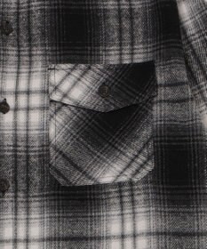 WEGO 【2025年秋冬新作/ユニセックス着用ITEM/SMLサイズ展開】ヘビーネルチェックシャツ（LS）