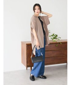 CRAFT STANDARD BOUTIQUE ヴィンテージボイルミルフィーユ襟付きシャツチュニック