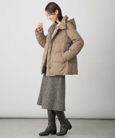 J.PRESS LADIES S 【洗える・2way】タフタダウン ミドル丈 コート