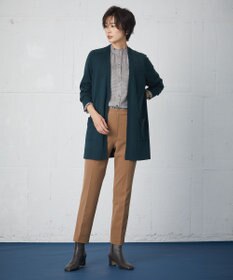 J.PRESS LADIES L 【洗える】アルガンシルク テーパード パンツ