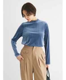 Green Parks ・ＳＵＧＡＲ　ＳＰＯＯＮ　ベロアストライプハイネック