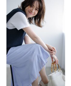 ANY SIS 【洗える】マーメイド フレアスカート