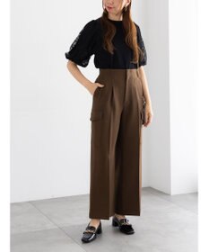 Te chichi レースバルーンスリーブニット