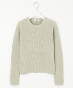 J.PRESS LADIES L 【WEB限定カラーあり・洗える】CLEAR COTTON BLEND サイドスリット ニット