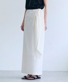 BEIGE， 【イージーケア・セットアップ対応】BATEAU / サイドディテール Iラインスカート