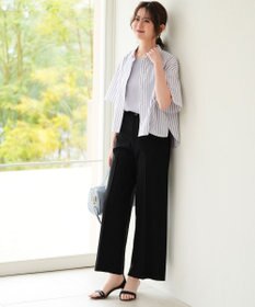 ANY SIS L エアリーストレッチ ワイドパンツ