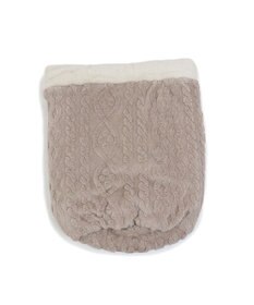 PET PARADISE ペットパラダイス 筒形寝袋 遠赤外線 《アラン編み柄》 42cm×70cm