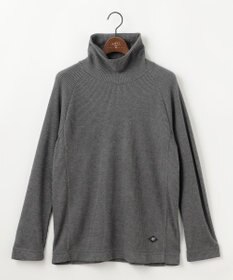 JOSEPH ABBOUD MOUNTAIN 【日本製/ソフト】ソフトウォームワッフル タートルネック Tシャツ