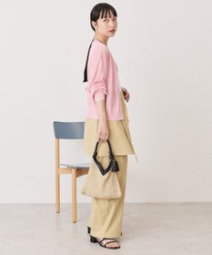 AMERICAN HOLIC シアー配色ニットカーディガン