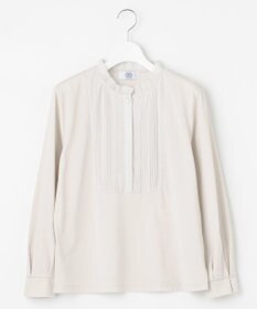 J.PRESS LADIES S 【吸水速乾】プレーティングジャージー フリル衿 カットソー