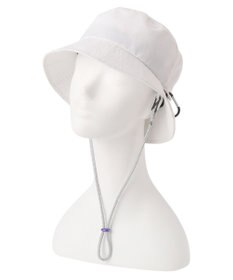 MOONBAT 【WEB限定】バケットハット 撥水加工 あご紐付き サイズ調整可