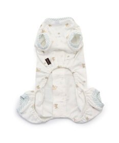 PET PARADISE ペットパラダイス 背中開き ロンパース 《くま柄／チェリー柄》【小型犬】