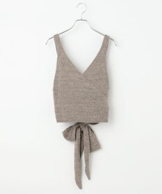 #Newans 【洗える】カシミヤブレンドバルキーニットビスチェ