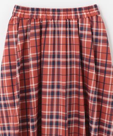 ANY 【ウエストゴム】イージーケアチェック スカート