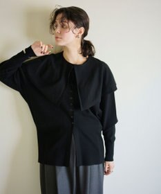 #Newans 【洗える】ケープカラープルオーバー