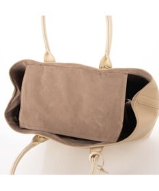 UNBILLION cachecache ショルダー付きパーテーション合成皮革トートL