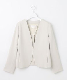 自由区 S 【セットアップ対応】トリアセダブルクロスノーカラー ジャケット