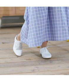 ing <ing>【WEB限定】ゴム紐レースアップシューズ