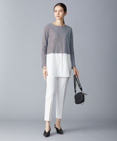 ICB 【洗える】T/Rドライギャバ スティックパンツ