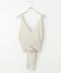 #Newans 【洗える】カシミヤブレンドバルキーニットビスチェ