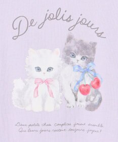 ANY KIDS 【綿100%】ドロップショルダー アニマルプリントTシャツ