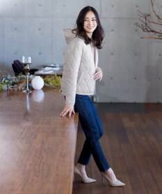 Tiaclasse L コンパクトなシルエットのキルティングショートコート