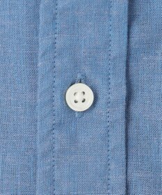 J.PRESS MEN 【HYBRID LINEN】 バンドカラーシャツ