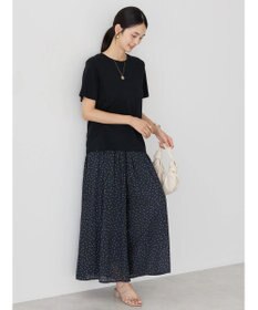 AMERICAN HOLIC エアリーギャザーガウチョパンツ【裏地：接触冷感】