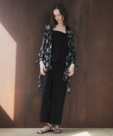 YECCA VECCA ドライタッチペプラムサロペット