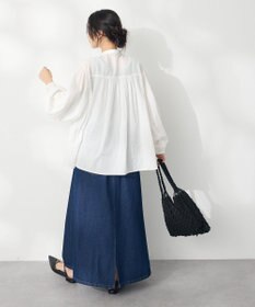 CRAFT STANDARD BOUTIQUE インド綿ピンタックブラウス