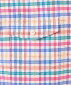 J.PRESS MEN コットンオックス マルチチェック シャツ / ボタンダウン