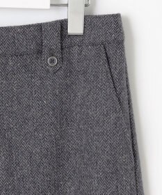 J.PRESS LADIES S 【WEB限定】ネップヘリンボーン ガウチョ パンツ