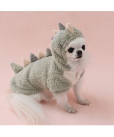 PET PARADISE ペットパラダイス 恐竜もこボアパーカー   超小型犬 小型犬