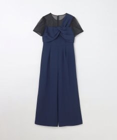 GRACE CONTINENTAL ドレープリボンサロペット