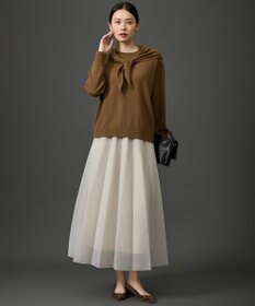 自由区 【上品・きれいめ】シアープリーツ スカート