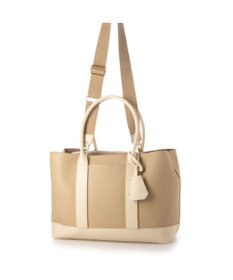 UNBILLION cachecache ショルダー付きパーテーション合成皮革トートL