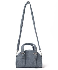 WEGO ハトメハンドルミニボストンショルダー