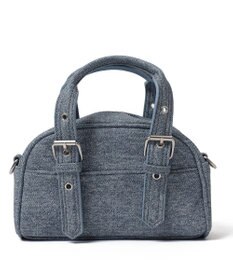 WEGO ハトメハンドルミニボストンショルダー