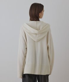 GRACE CONTINENTAL ウールフードニットカーディガン