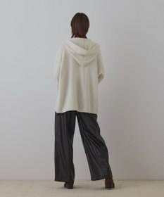 GRACE CONTINENTAL ウールフードニットカーディガン